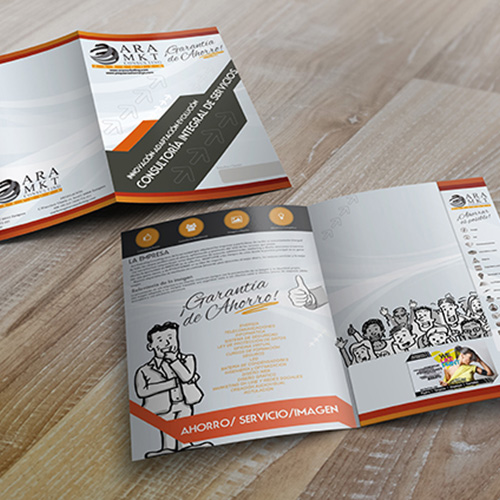 Carta Bar Poliester A3, plegado a A4.