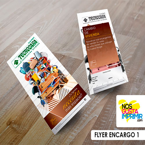 Flyer Tecnocasa 135 grms Tamaño DL - Imagen 7