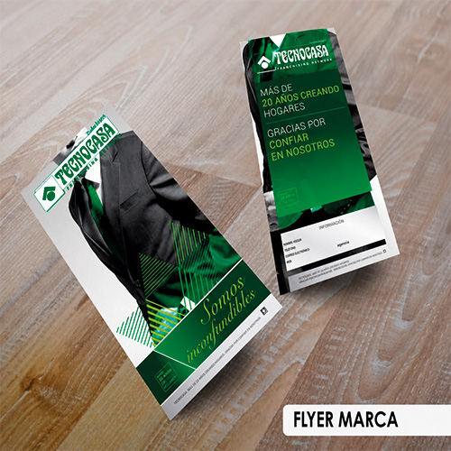 Flyer DL Tecnocasa 135 grms