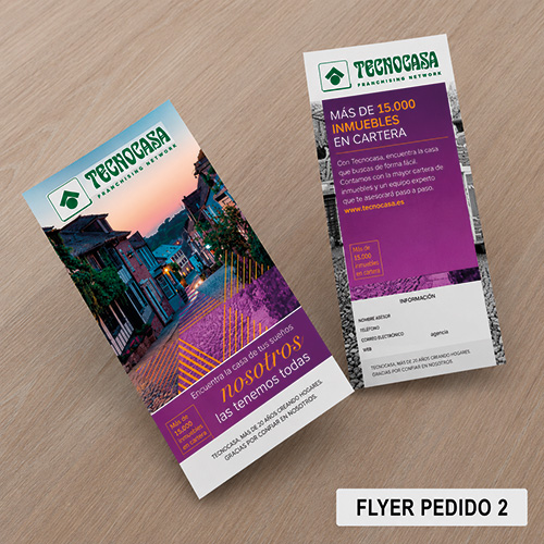 Flyer DL Tecnocasa 135 grms - Imagen 3