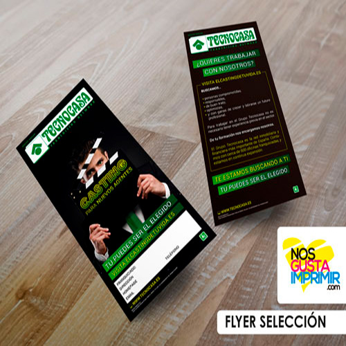 Flyer Tecnocasa 135 grms Tamaño DL - Imagen 5