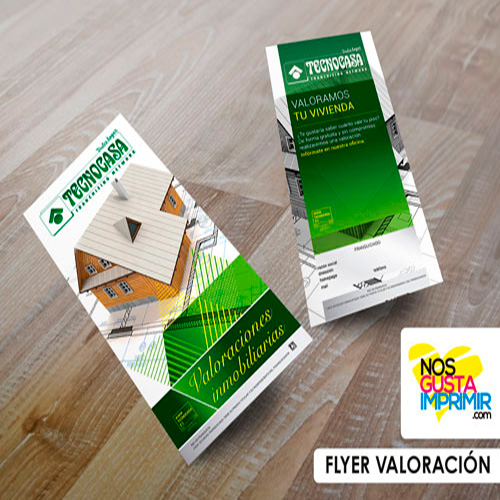 Flyer Tecnocasa 135 grms Tamaño DL - Imagen 6