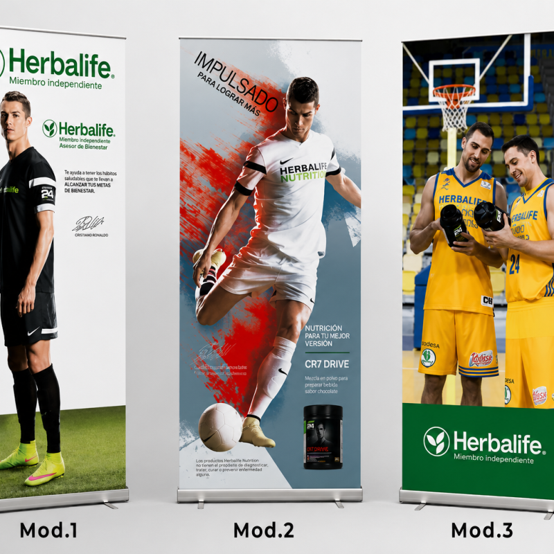 Roll Up Herbalife 85x200